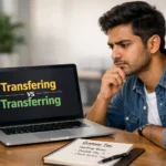 Transfering or Transferring