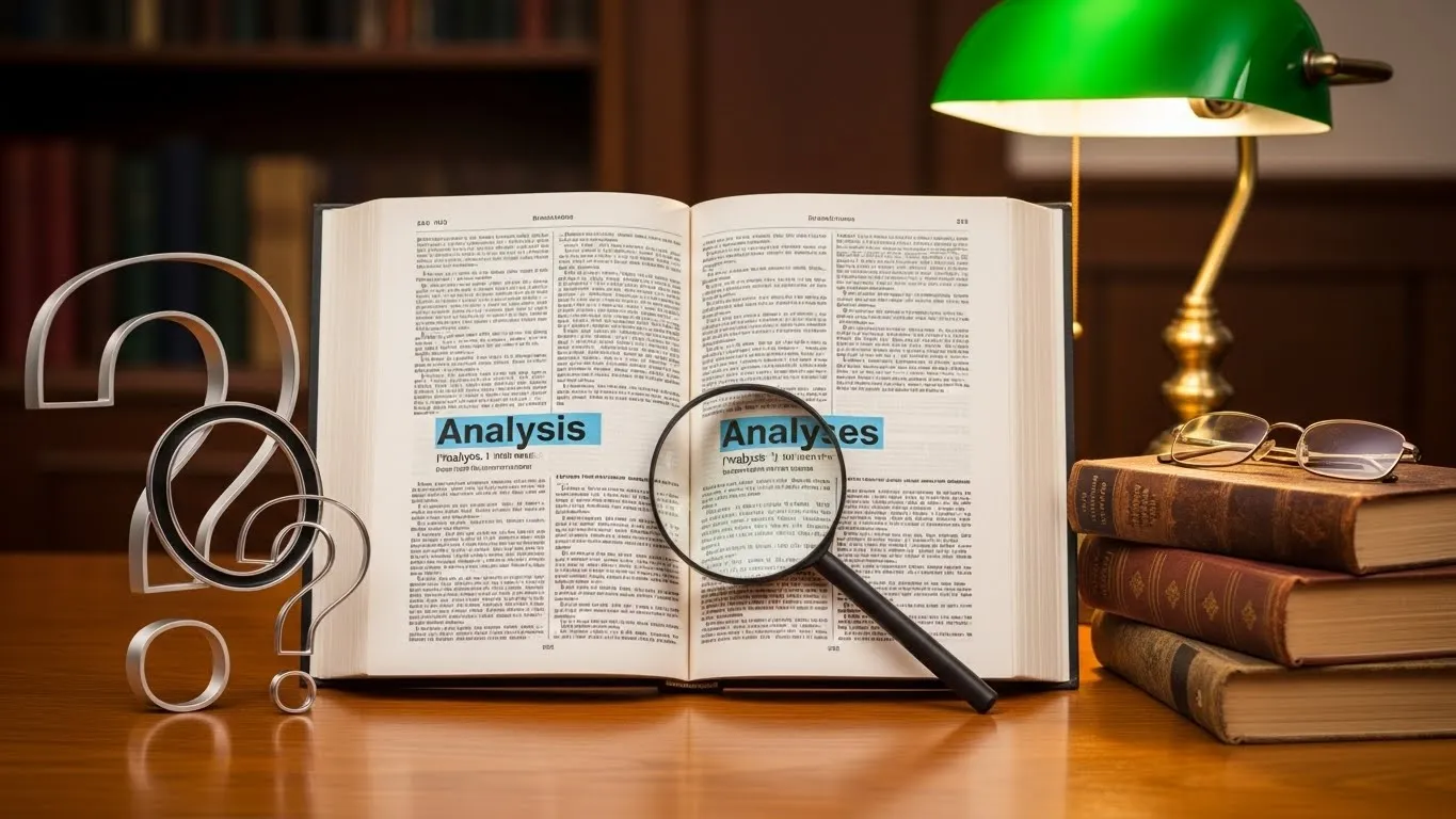 Analysis or Analyses