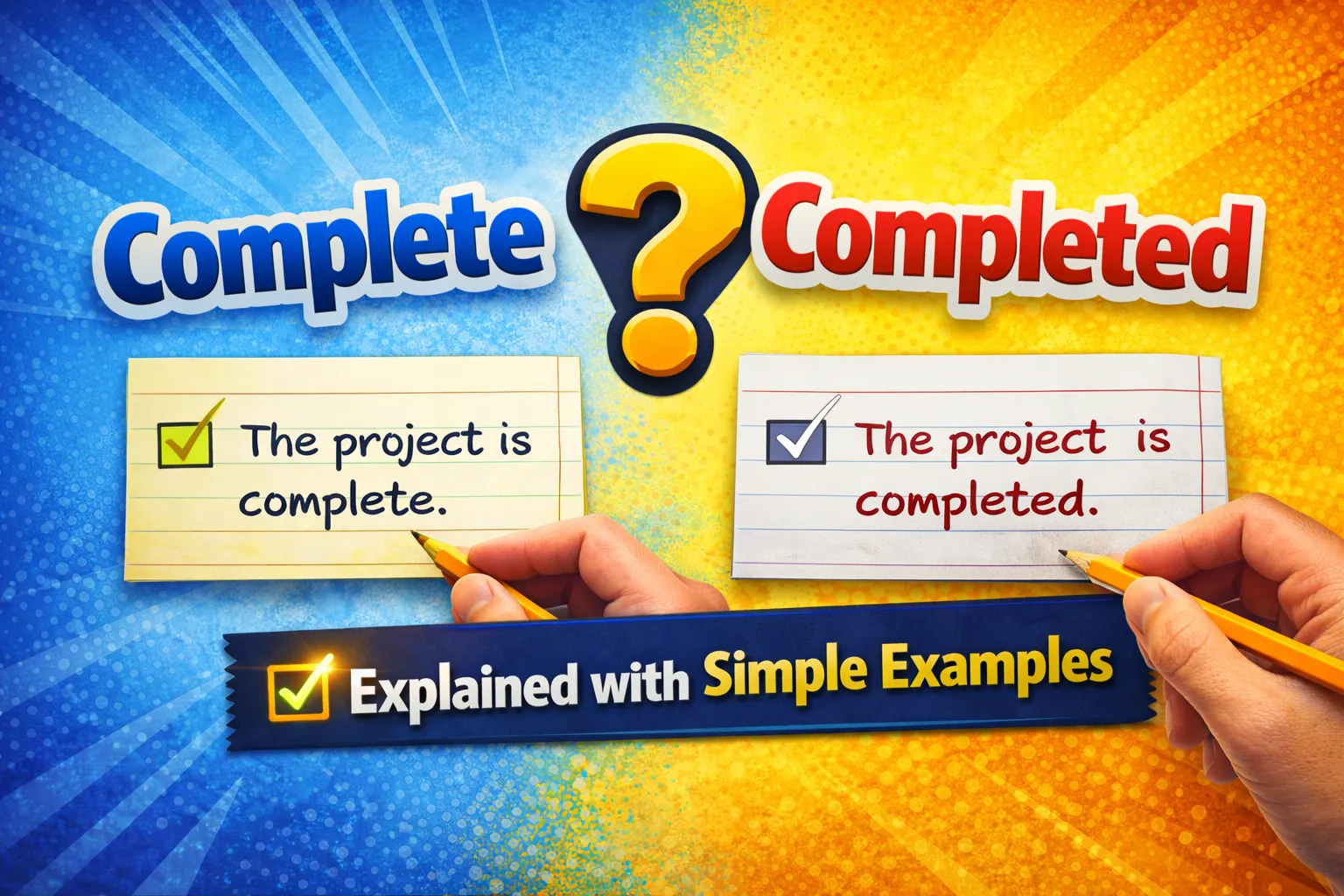 Complete or Completed