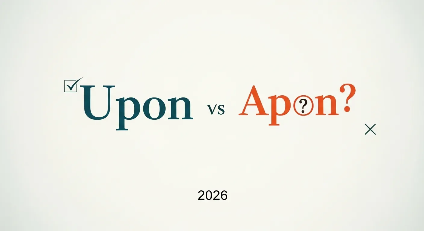 Upon or Apon