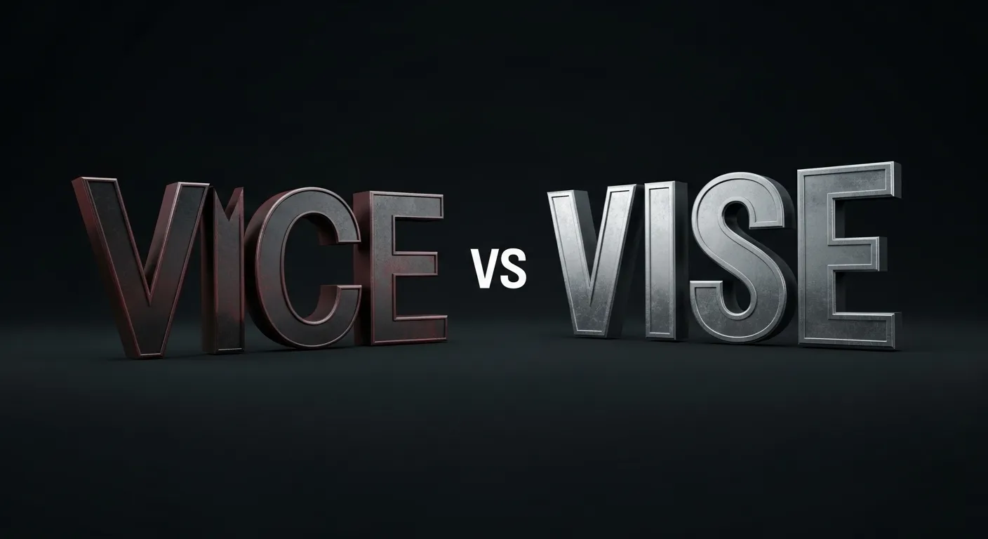 Vice or Vise