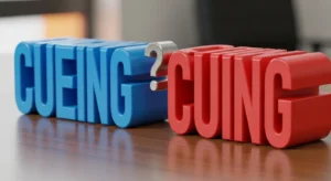Cuing or Cueing