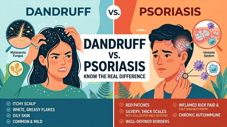 Dandruff or Psoriasis