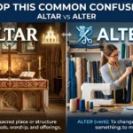 Altar or Alter