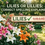 Lilies or Lillies